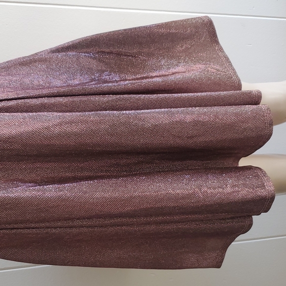 B.SMART PINK SHIMMERY OFF SHOULDER DRESS SIZE MEDIUM - Picture 6 of 7